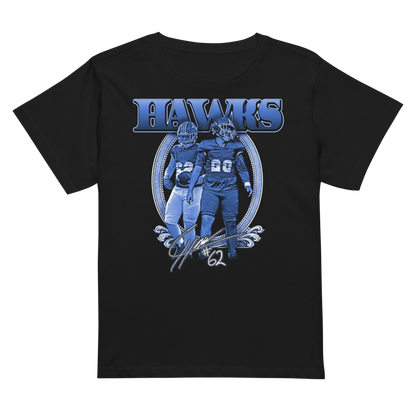Cristian Hawks | Mural Women's High-Waisted Tee