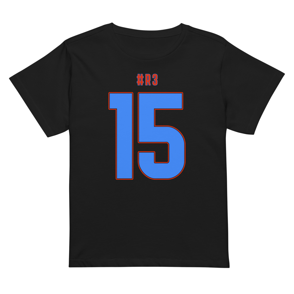 Dezman White | Jersey Style Women’s High-Waisted Tee