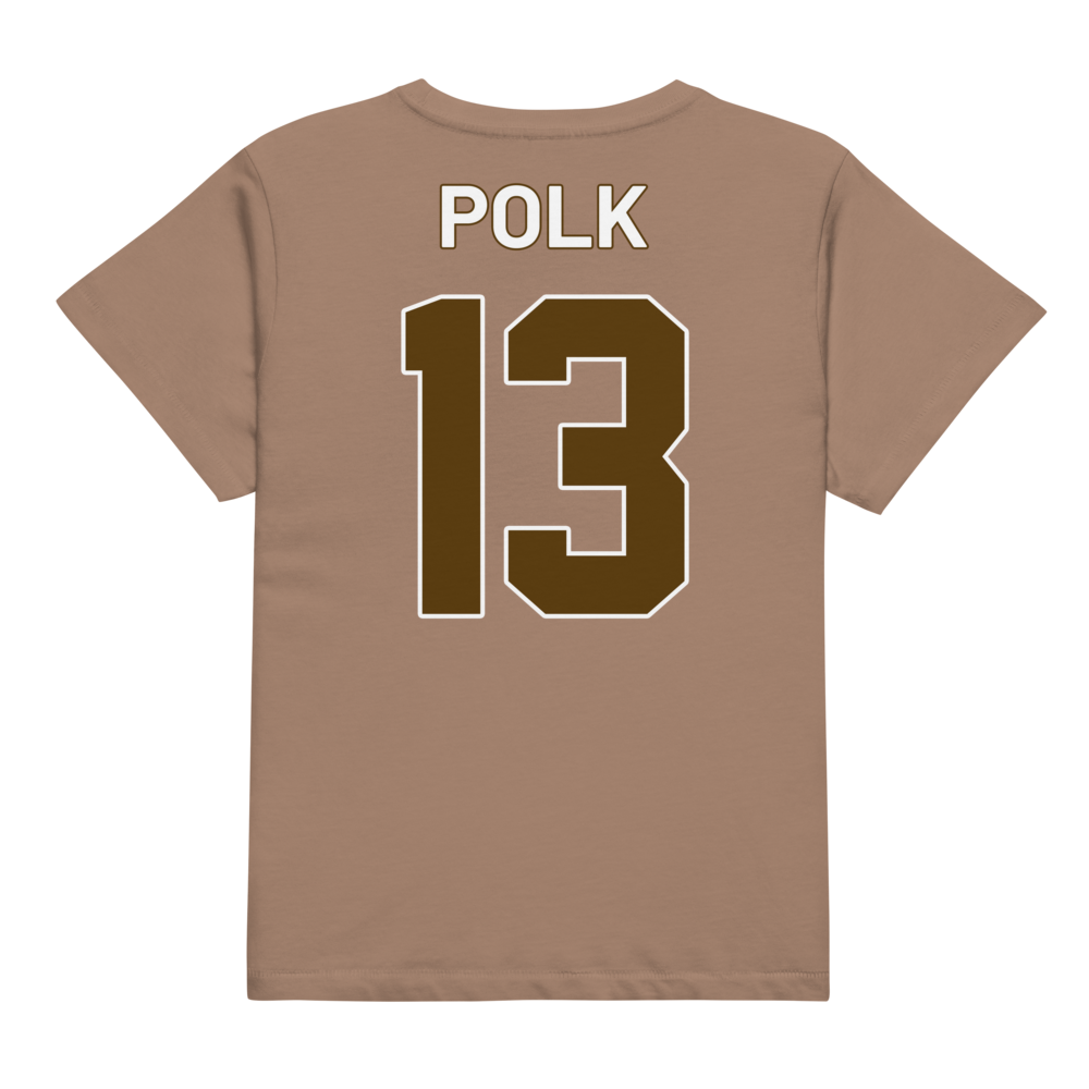 Malik Polk | Jersey Style Women’s High-Waisted Tee