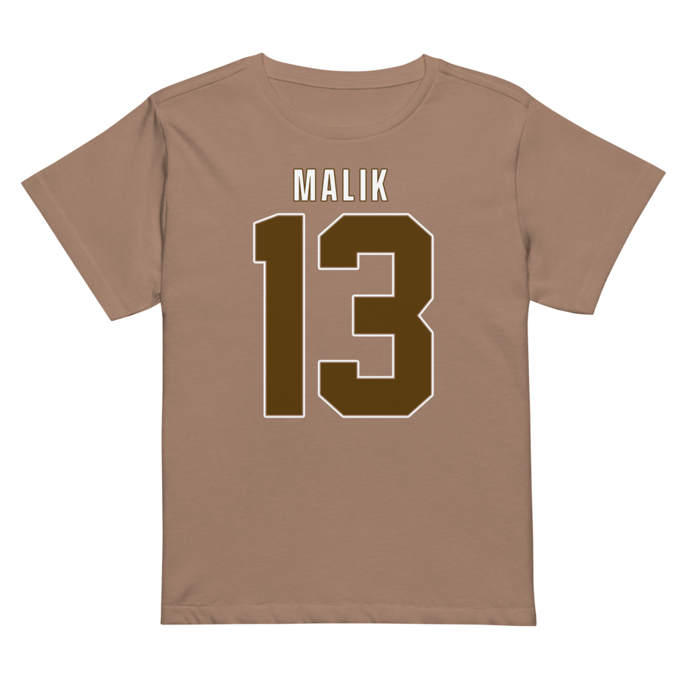Malik Polk | Jersey Style Women’s High-Waisted Tee