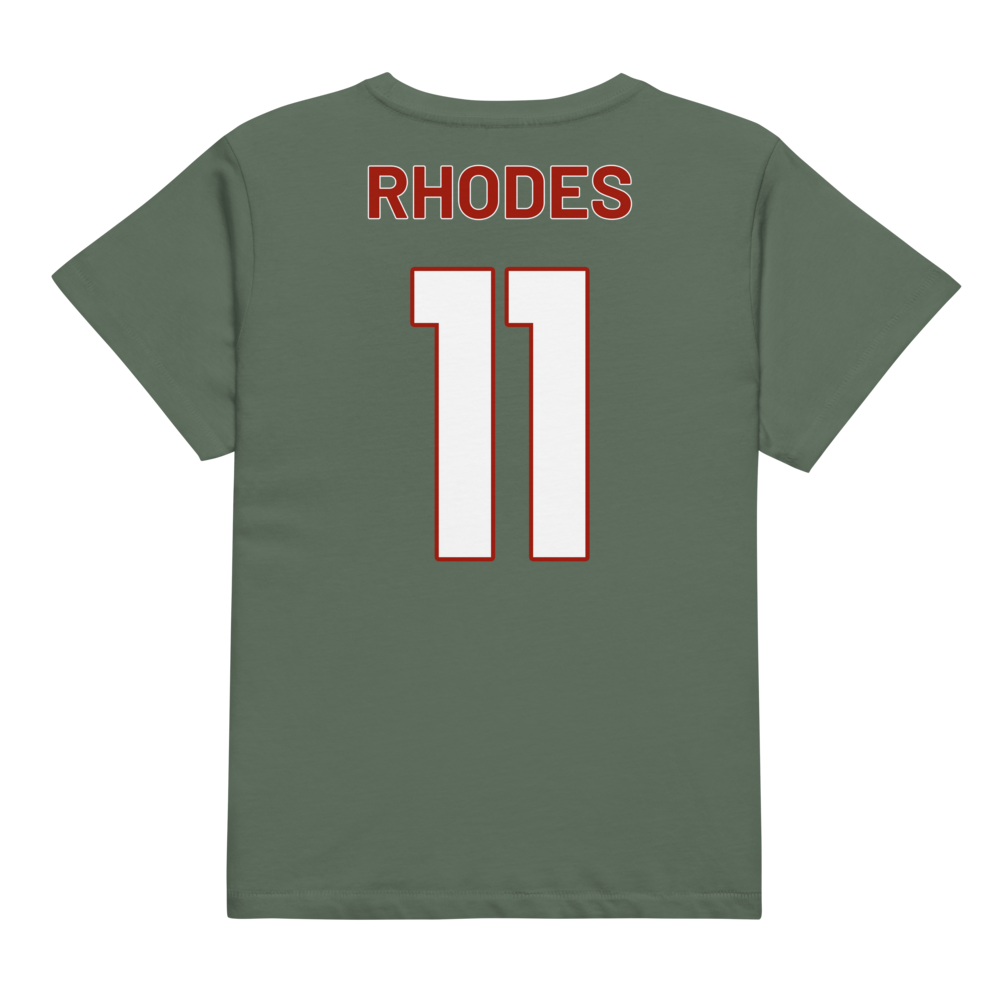 Alaya Rhodes | Jersey Style Women’s High-Waisted Tee