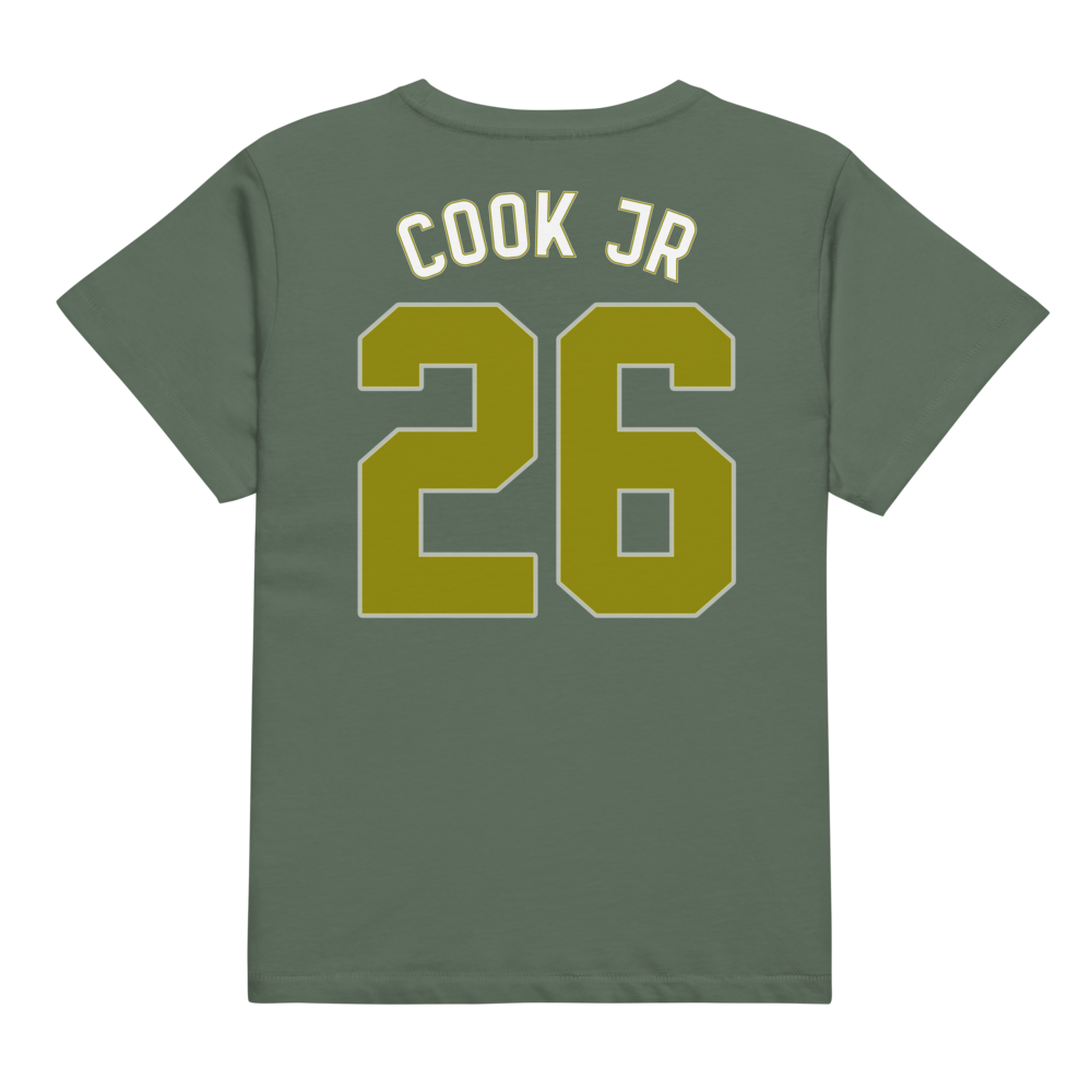 Thomas Cook Jr | Jersey Style Women’s High-Waisted Tee