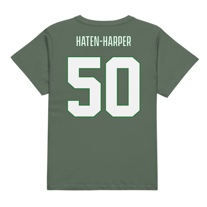Quran Haten-Harper | Jersey Style Women’s High-Waisted Tee