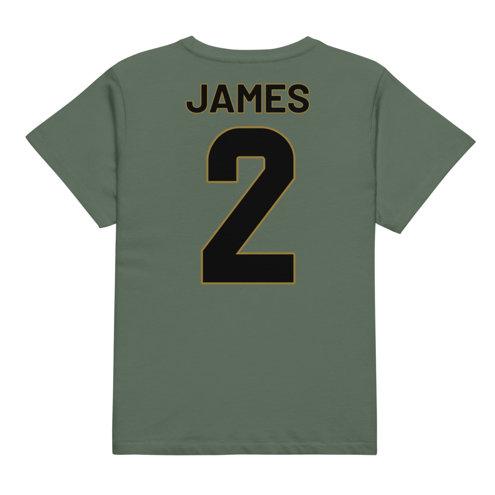 Diante James | Jersey Style Women’s High-Waisted Tee