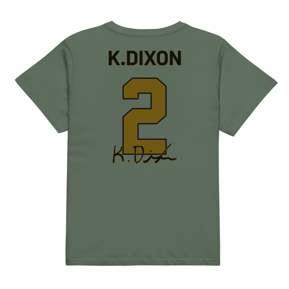 Kev Dixon | Jersey Style Women’s High-Waisted Tee