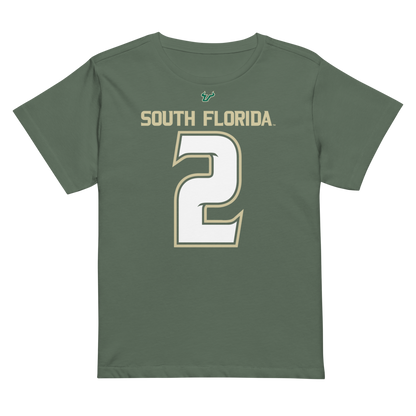 Grace Chin | Jersey-Style Women’s High-Waisted Tee