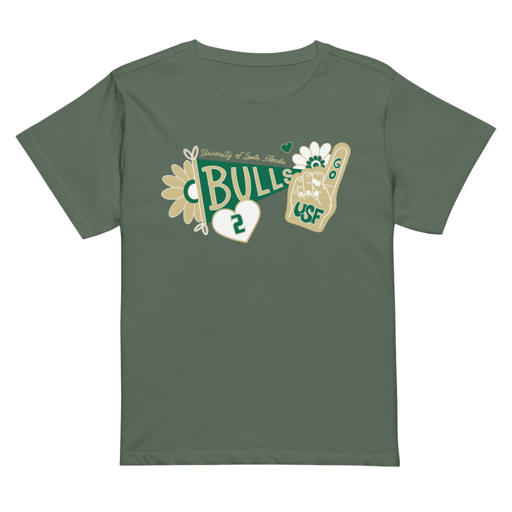 Grace Chin | Bulls Spirit Women’s High-Waisted Tee