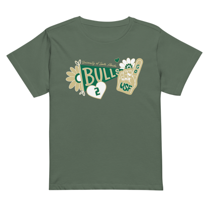 Grace Chin | Bulls Spirit Women’s High-Waisted Tee