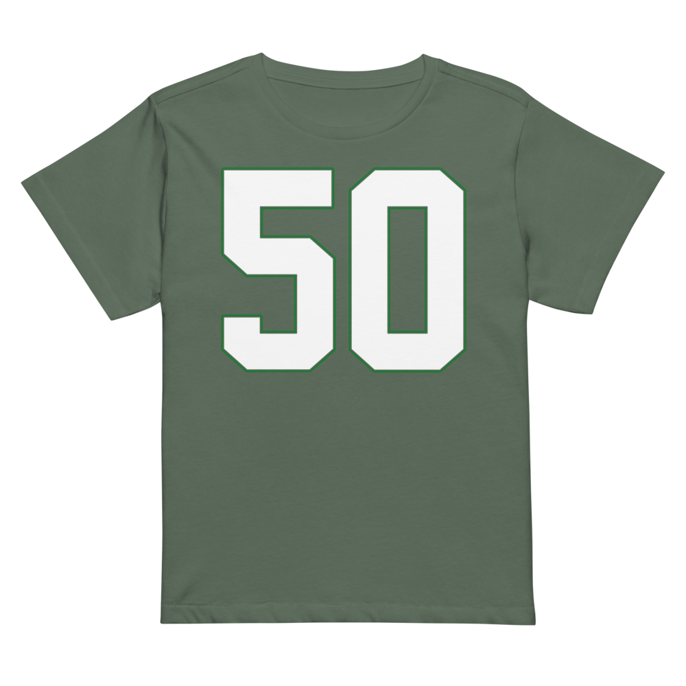 Quran Haten-Harper | Jersey Style Women’s High-Waisted Tee