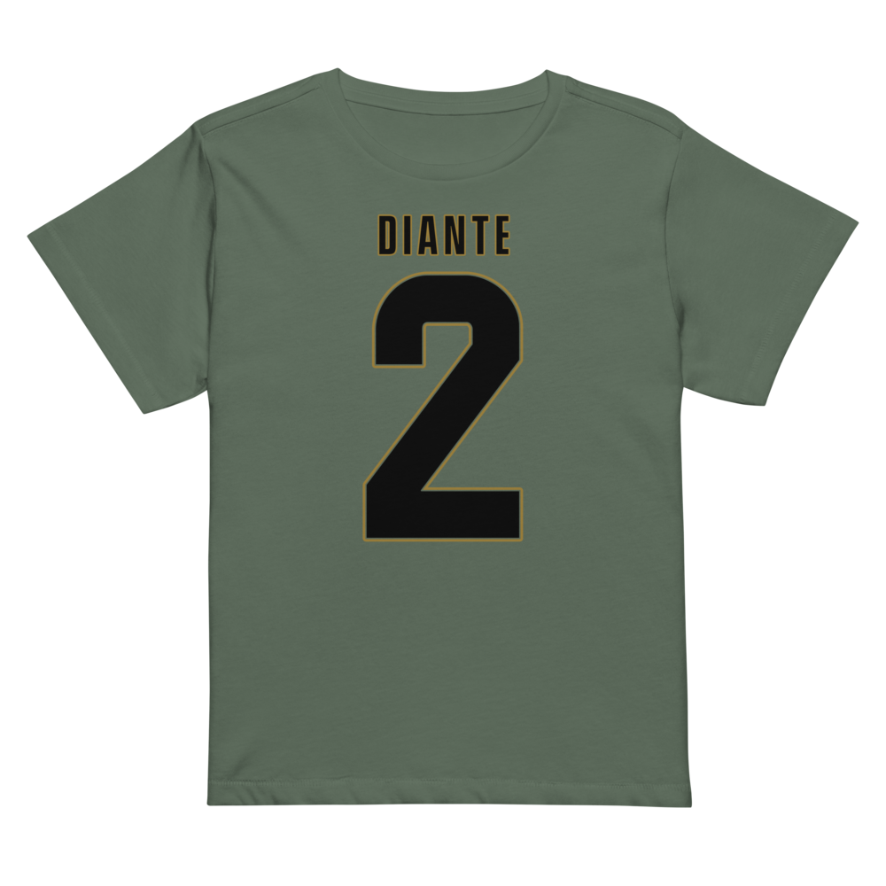 Diante James | Jersey Style Women’s High-Waisted Tee