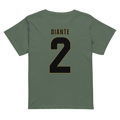 Diante James | Jersey Style Women’s High-Waisted Tee