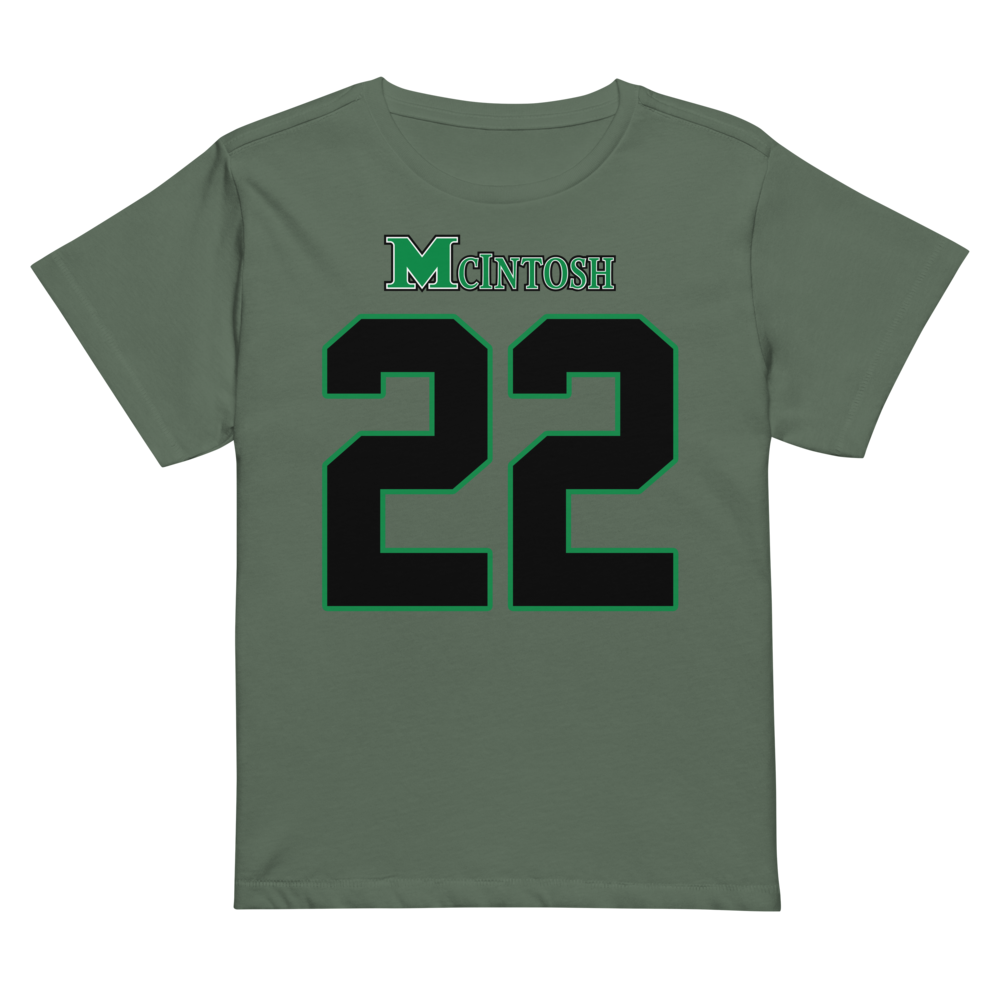 McIntosh High School | Jersey Style Women’s High-Waisted Tee