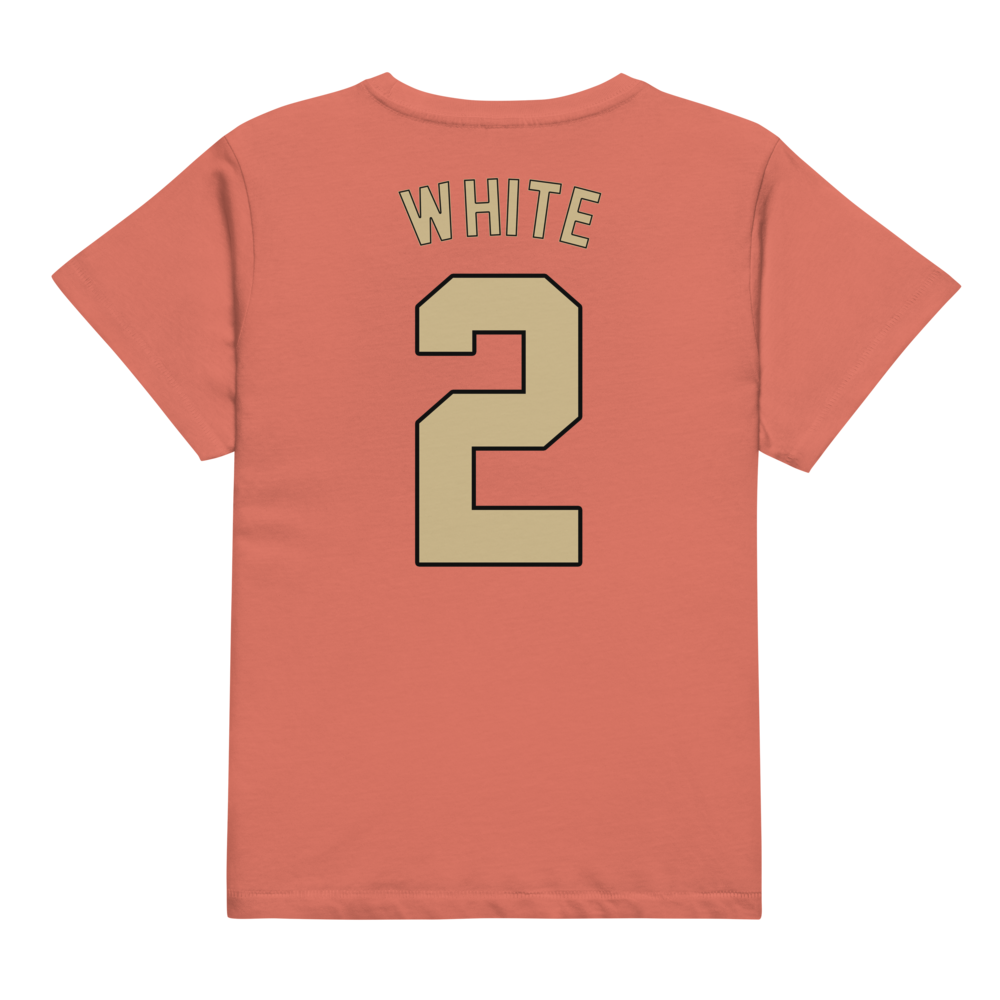Trace White | Jersey Style Women’s High-Waisted Tee