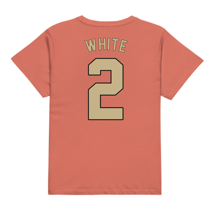 Trace White | Jersey Style Women’s High-Waisted Tee