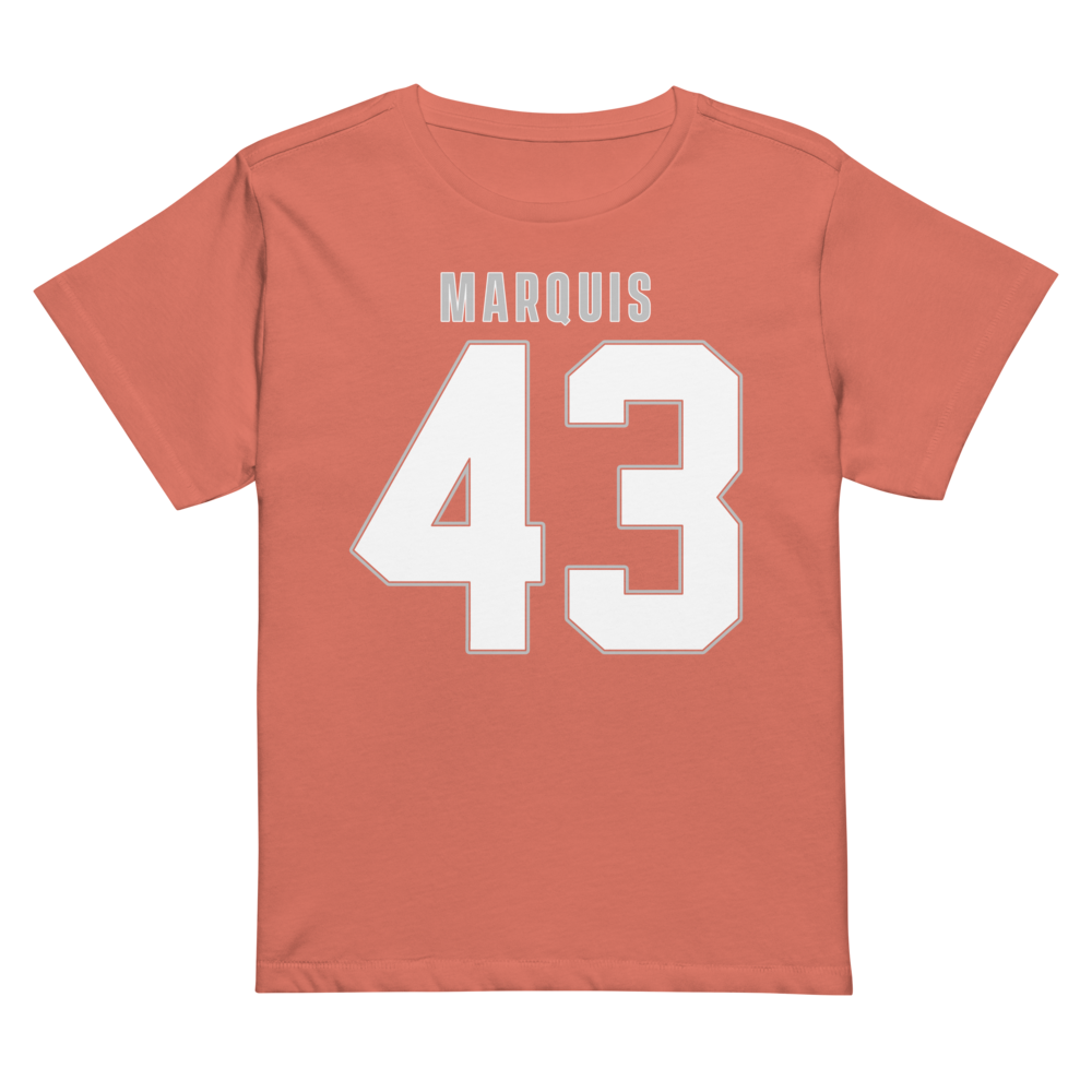 MarQuis Allen | Jersey Style Women’s High-Waisted Tee