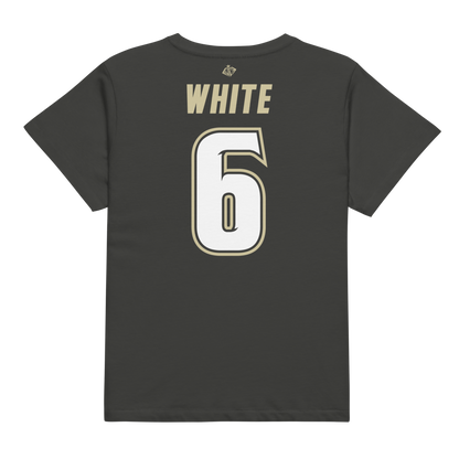 Sarah White | Jersey-Style Women’s High-Waisted Tee