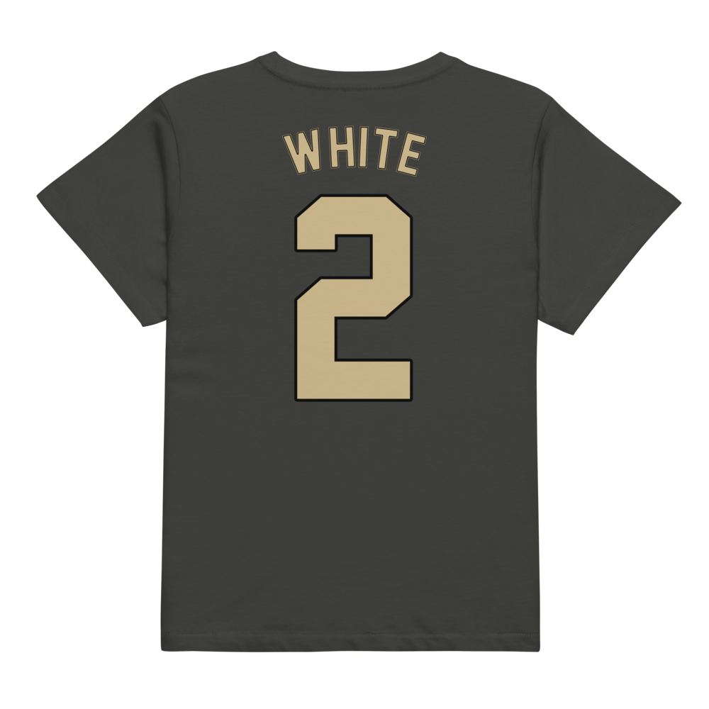Trace White | Jersey Style Women’s High-Waisted Tee