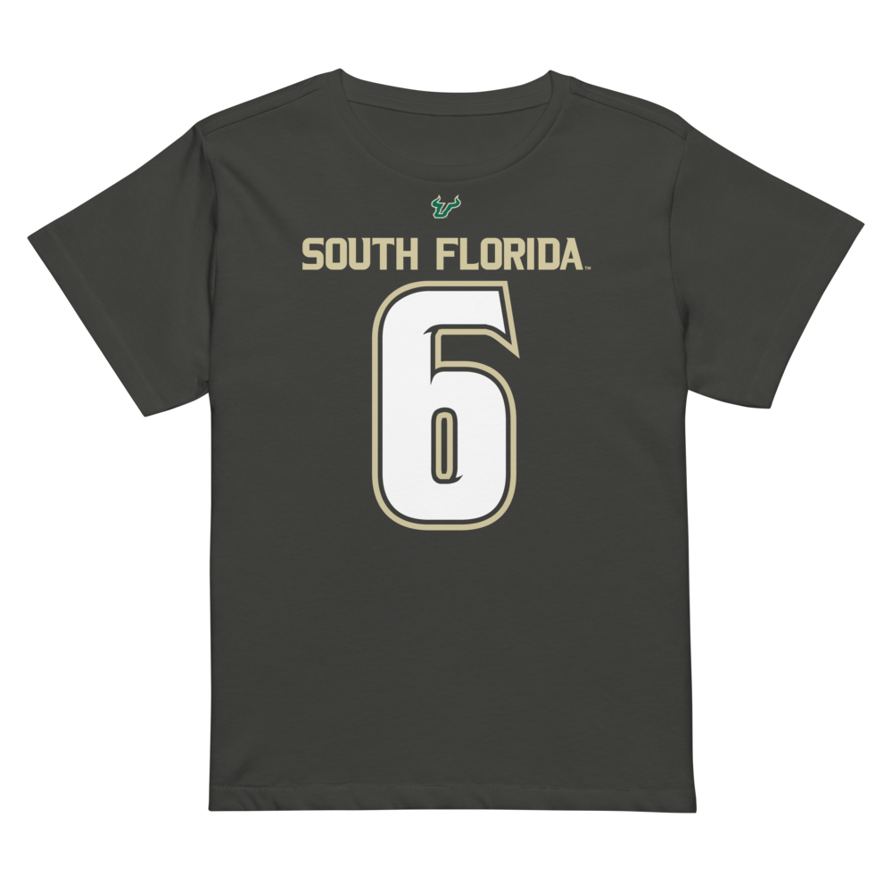 Sarah White | Jersey-Style Women’s High-Waisted Tee