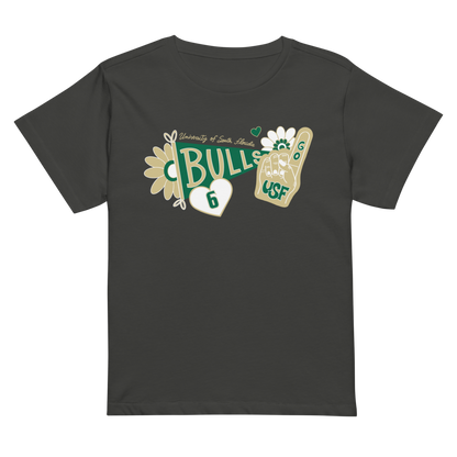 Sarah White | Bulls Spirit Women’s High-Waisted Tee