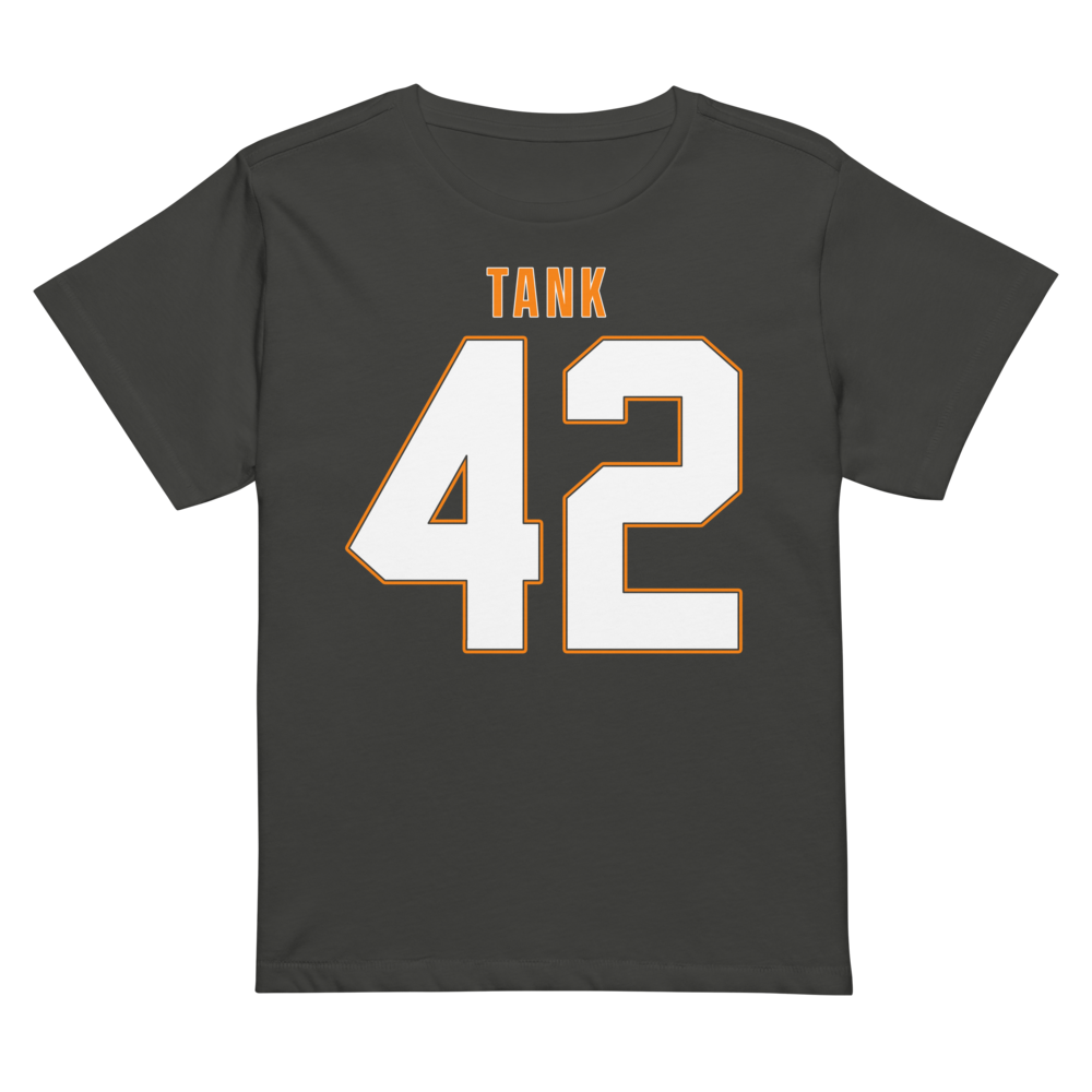 AJ Katrakazis | Jersey Style Women’s High-Waisted Tee