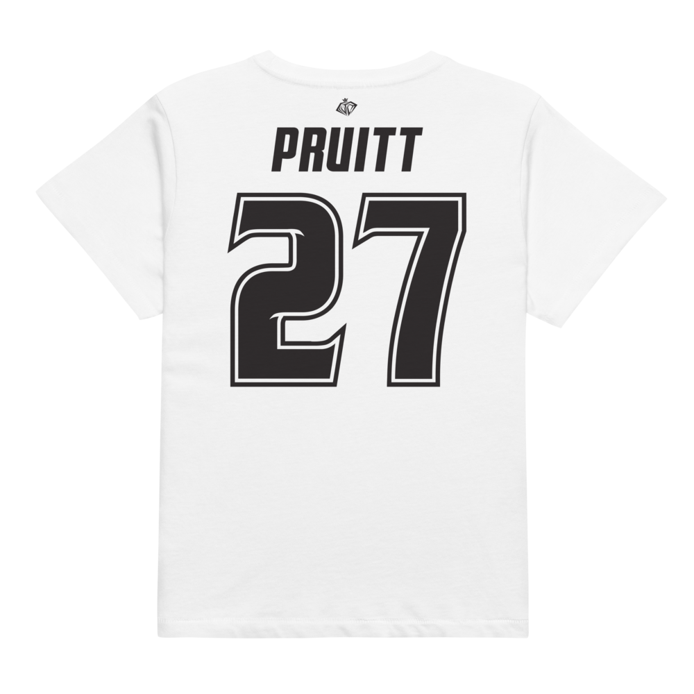 Ryan Pruitt | Black & White Women’s High-Waisted Tee