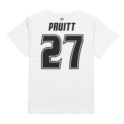 Ryan Pruitt | Black & White Women’s High-Waisted Tee