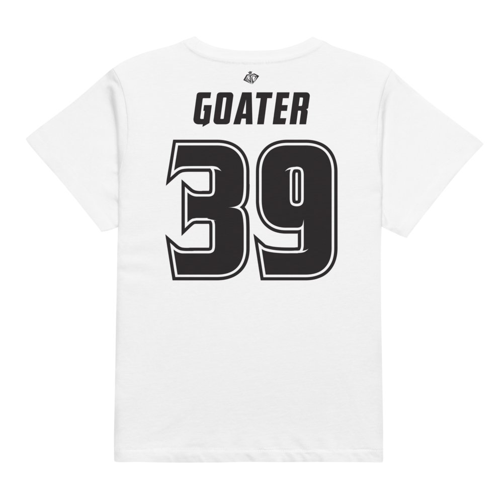 Luke Goater | Black & White Women’s High-Waisted Tee