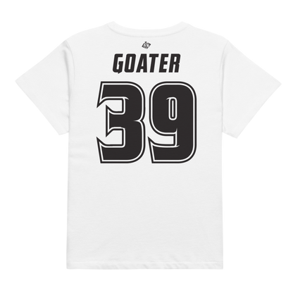 Luke Goater | Black & White Women’s High-Waisted Tee