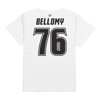 Colin Bellomy | Black & White Women’s High-Waisted Tee
