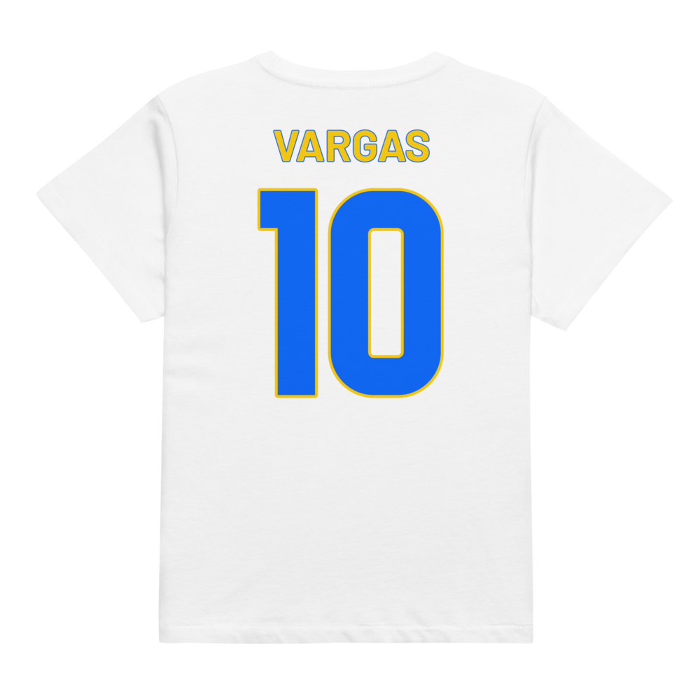 Raken Vargas | Jersey Style Women’s High-Waisted Tee