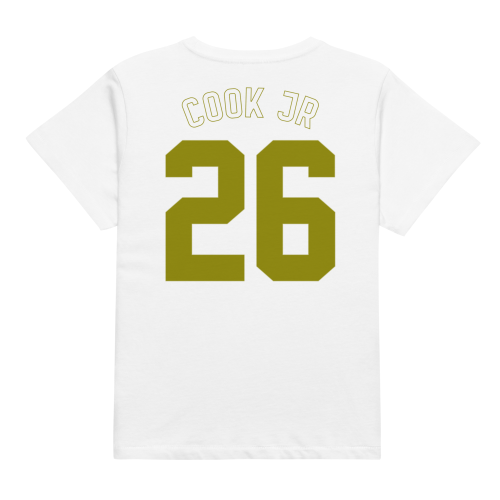 Thomas Cook Jr | Jersey Style Women’s High-Waisted Tee