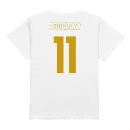 Elijah White | Jersey Style Women’s High-Waisted Tee