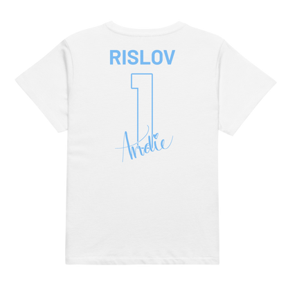 Andie Rislov | Jersey Style Women’s High-Waisted Tee