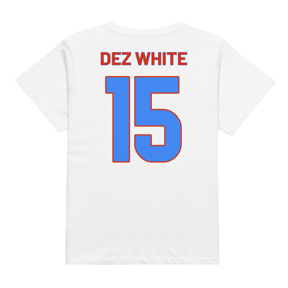 Dezman White | Jersey Style Women’s High-Waisted Tee