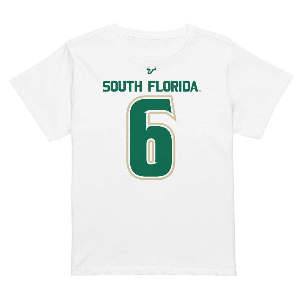 Sarah White | Jersey-Style Women’s High-Waisted Tee