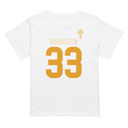 Brooklyn Connell | Jersey Style Women’s High-Waisted Tee