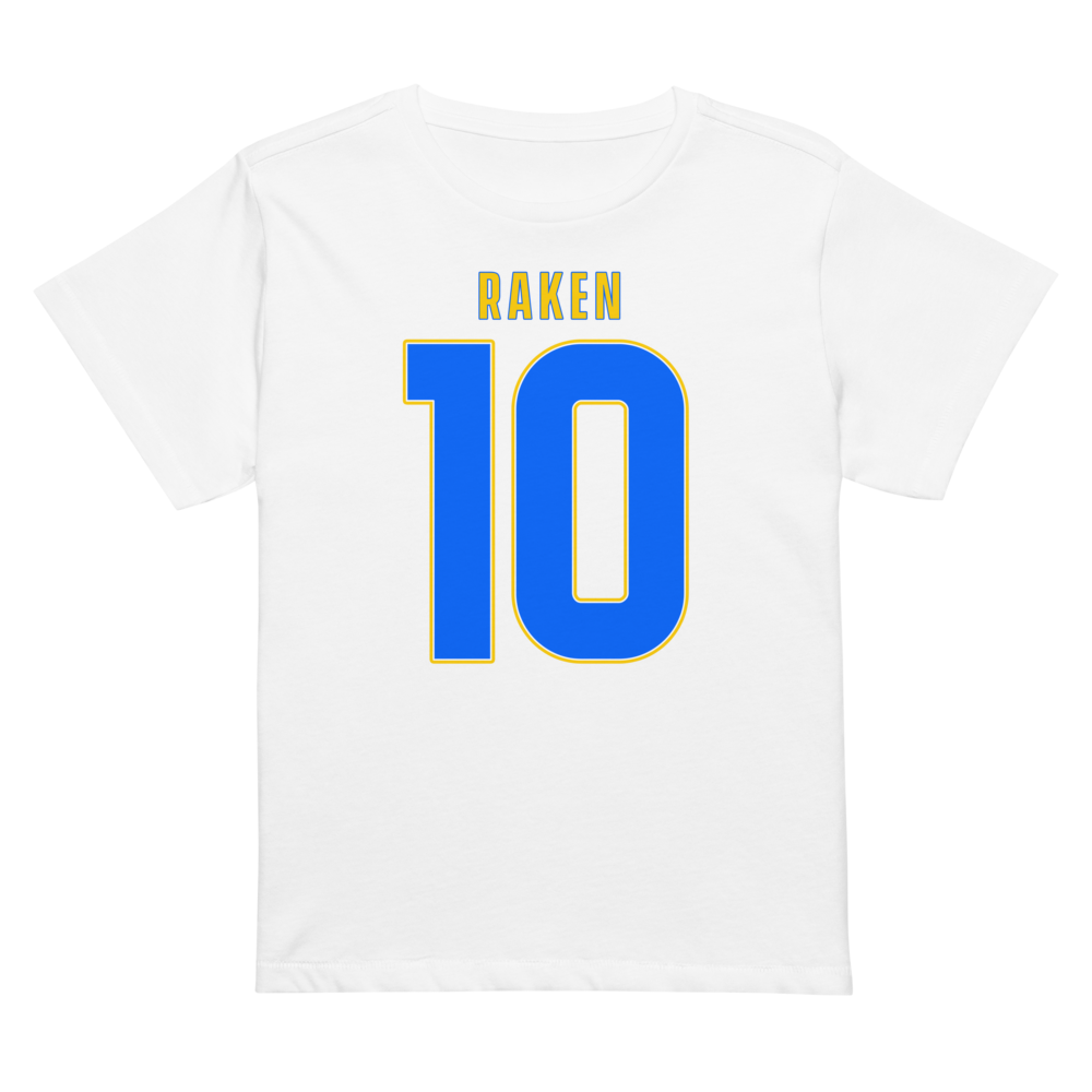 Raken Vargas | Jersey Style Women’s High-Waisted Tee