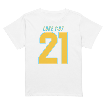 Jadon Swasey | Jersey Style Women’s High-Waisted Tee