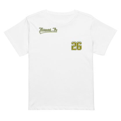 Thomas Cook Jr | Jersey Style Women’s High-Waisted Tee