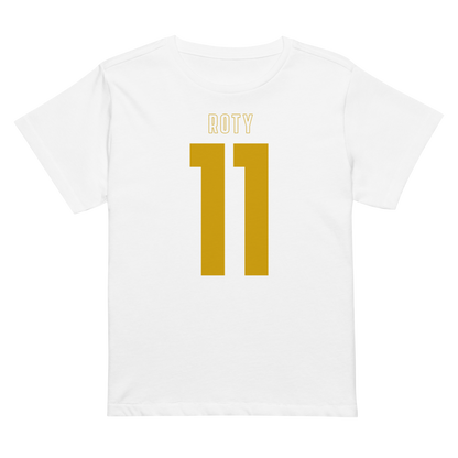 Elijah White | Jersey Style Women’s High-Waisted Tee