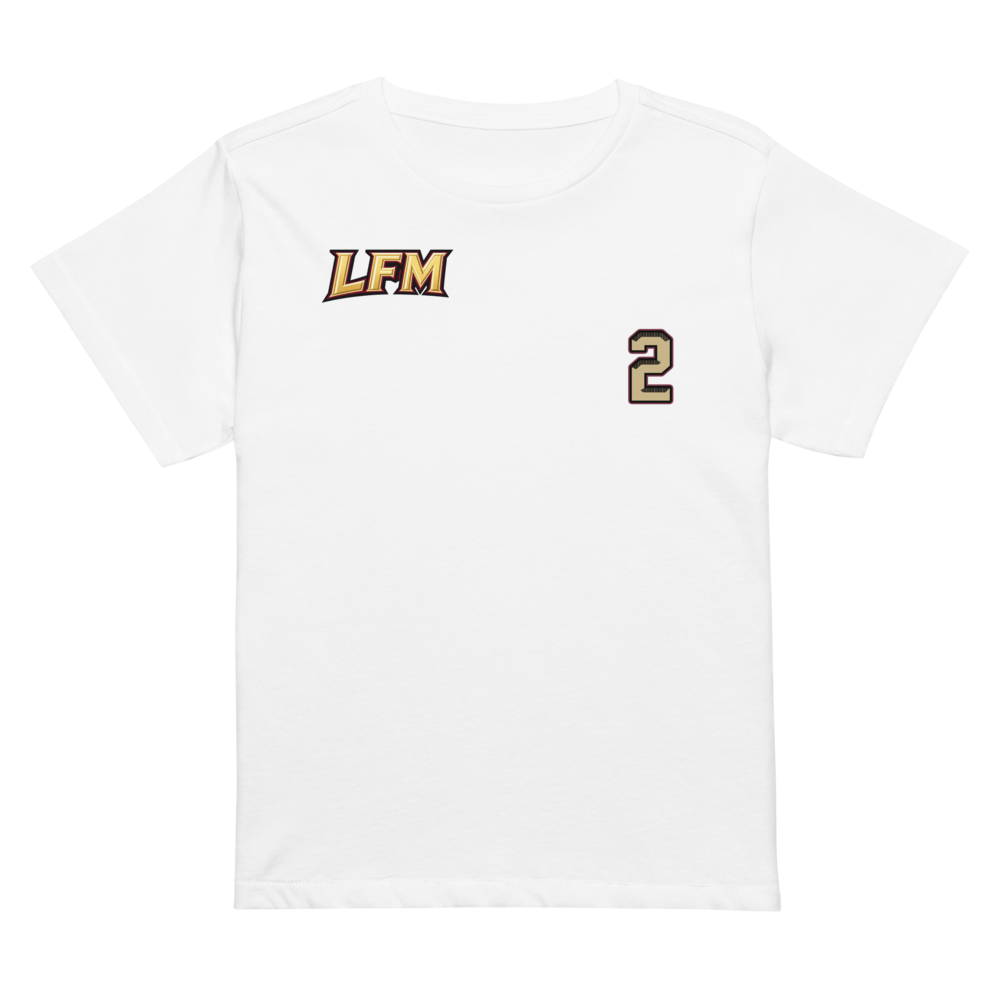 Trace White | Jersey Style Women’s High-Waisted Tee