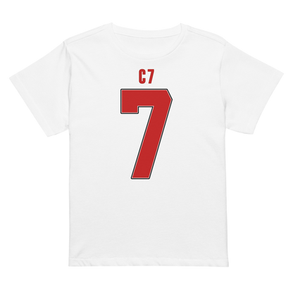 Carter Spikes | Jersey Style Women’s High-Waisted Tee