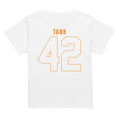 AJ Katrakazis | Jersey Style Women’s High-Waisted Tee