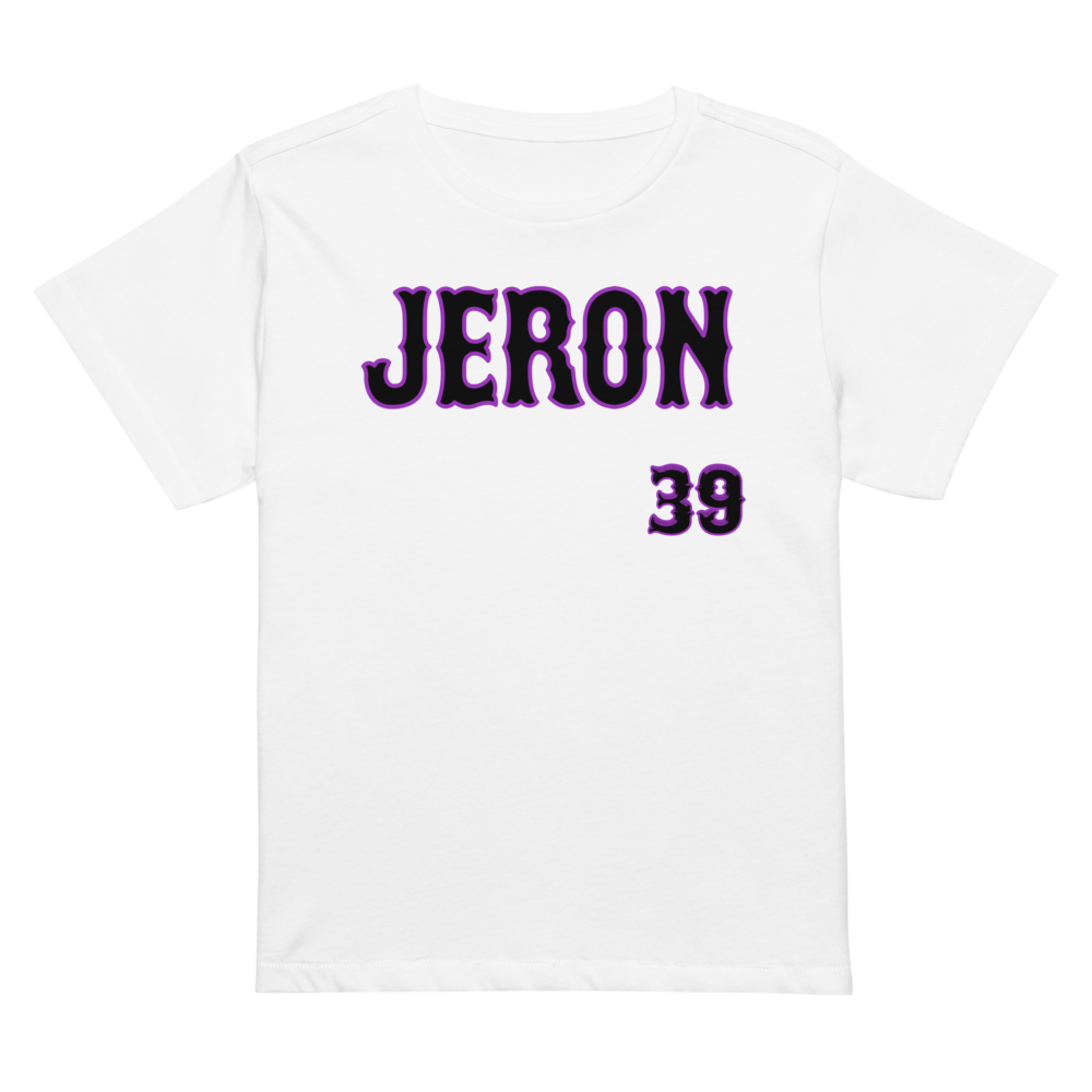 Jeron Flores | Jersey Style Women’s High-Waisted Tee