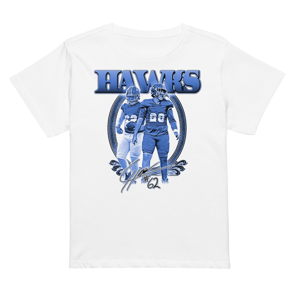 Cristian Hawks | Mural Women's High-Waisted Tee