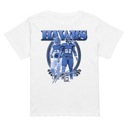 Cristian Hawks | Mural Women's High-Waisted Tee