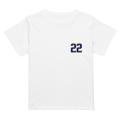 Ryan Mahoney | Jersey Style Women’s High-Waisted Tee