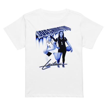 Leila Washington | Mural Women's High-Waisted Tee
