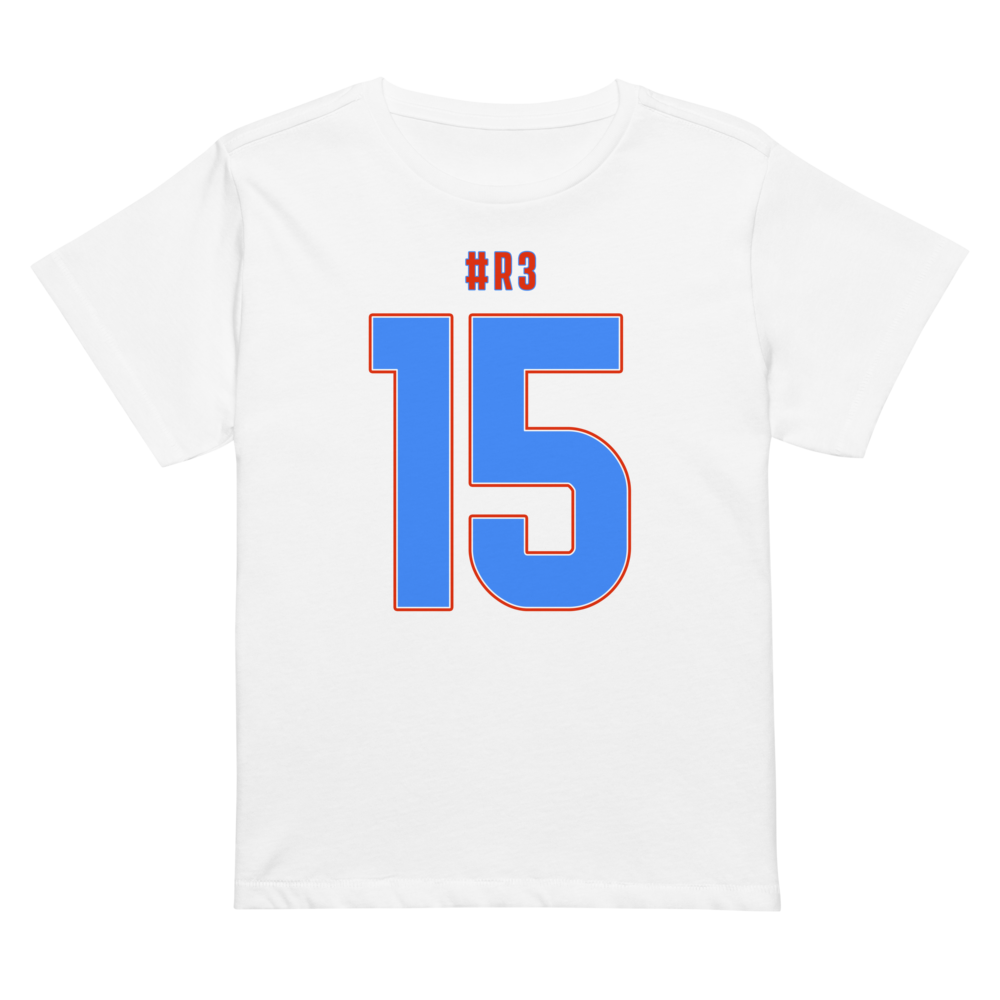 Dezman White | Jersey Style Women’s High-Waisted Tee