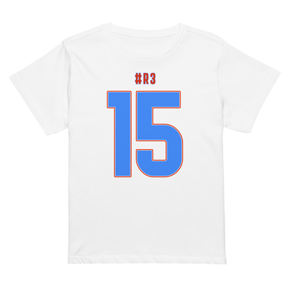 Dezman White | Jersey Style Women’s High-Waisted Tee